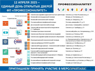 единый день открытых дверей пройдет в колледжах «Профессионалитета» - фото - 1
